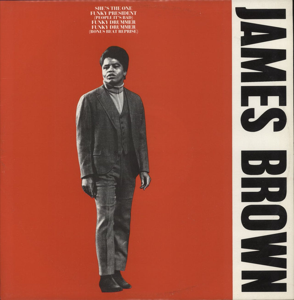 James Brown She's The One UK 12" vinyl single (12 inch record / Maxi-single) URBX13