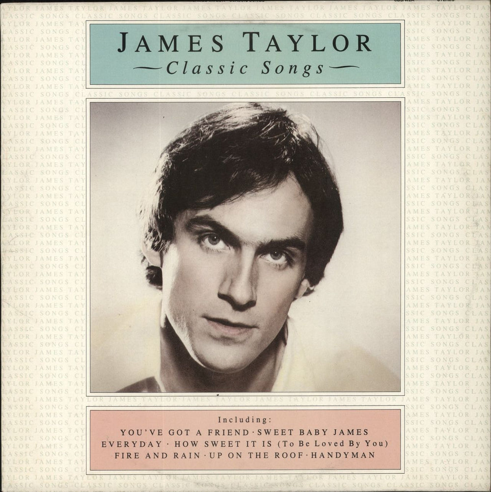 James Taylor Classic Songs UK vinyl LP album (LP record) JTV1