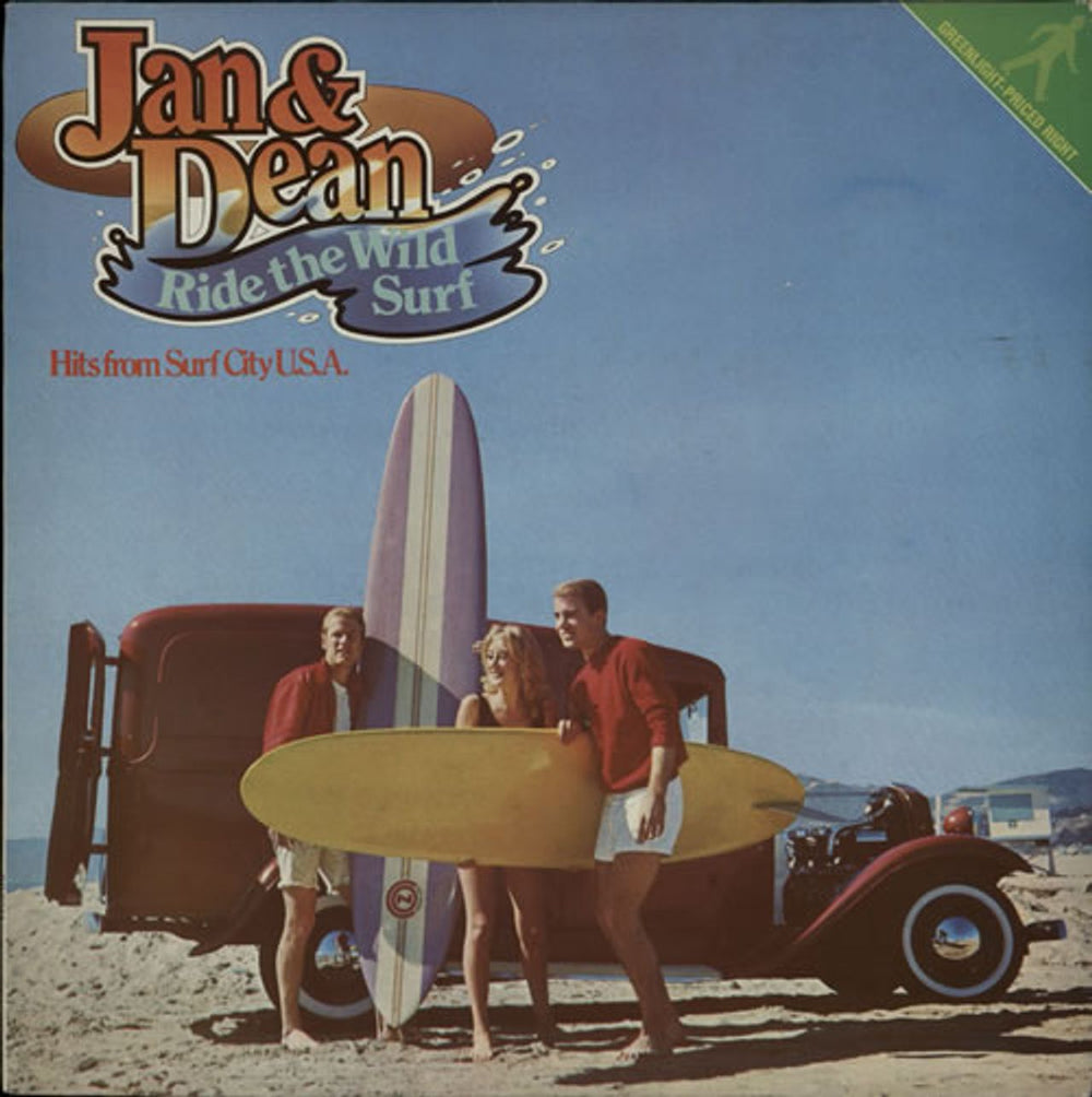 Jan & Dean Ride The Wild Surf UK vinyl LP album (LP record) GO2011