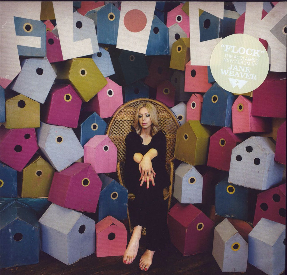 Jane Weaver Flock - Sealed UK vinyl LP album (LP record) FIRELP544