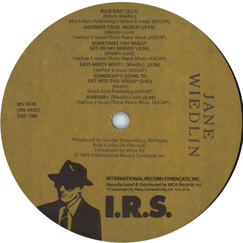 Jane Wiedlin Jane Wiedlin + Postcards US vinyl LP album (LP record) WIELPJA865704