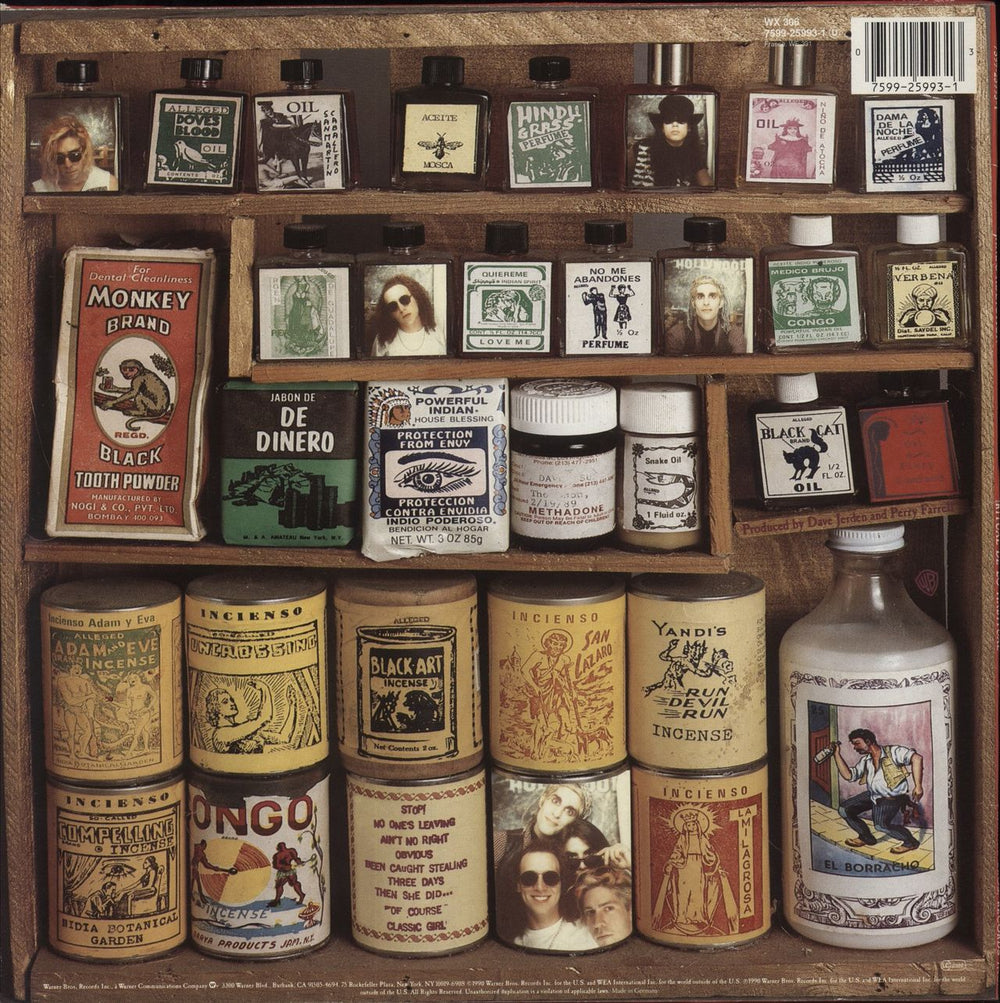 Janes Addiction Ritual De Lo Habitual - EX + Ticket Stub UK vinyl LP album (LP record) 075992599313