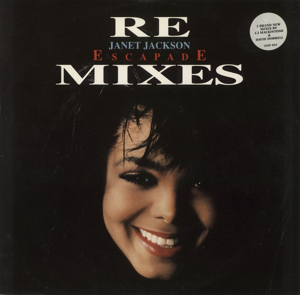 Janet Jackson Escapade - Remix UK 12" vinyl single (12 inch record / Maxi-single) USAF684