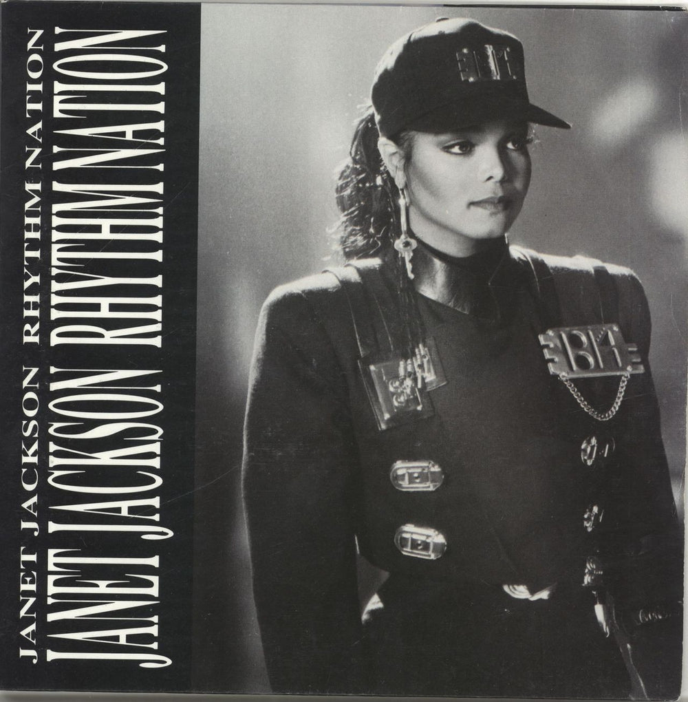 Janet Jackson Rhythm Nation - Gatefold UK 7" vinyl single (7 inch record / 45) USAS673
