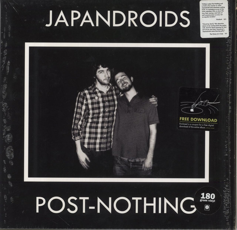 Japandroids Post-Nothing - 180g US vinyl LP album (LP record) PRC-184-1