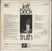 Jeff Beck Truth - VG UK vinyl LP album (LP record)