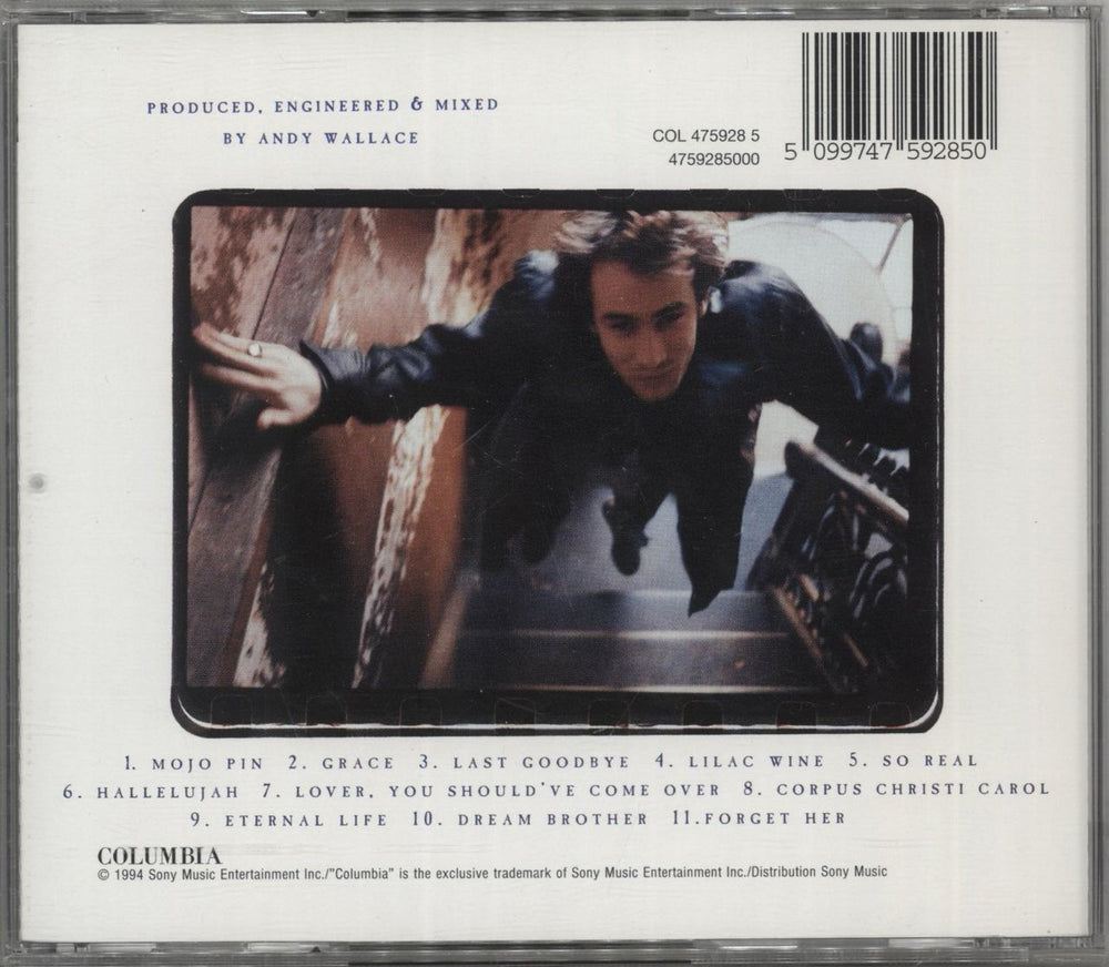 Jeff Buckley Grace UK CD album (CDLP) 5099747592850