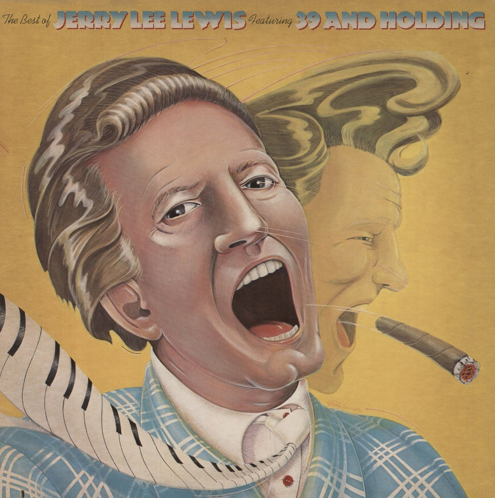 Jerry Lee Lewis The Best Of Jerry Lee Lewis Featuring 39 And Holding US vinyl LP album (LP record) 60191