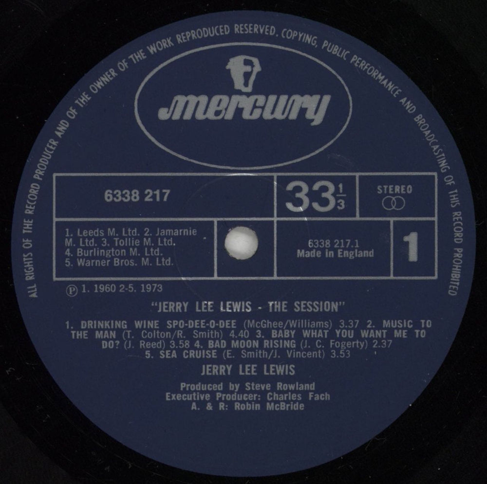 Jerry Lee Lewis The Session UK 2-LP vinyl record set (Double LP Album) JLL2LTH522945