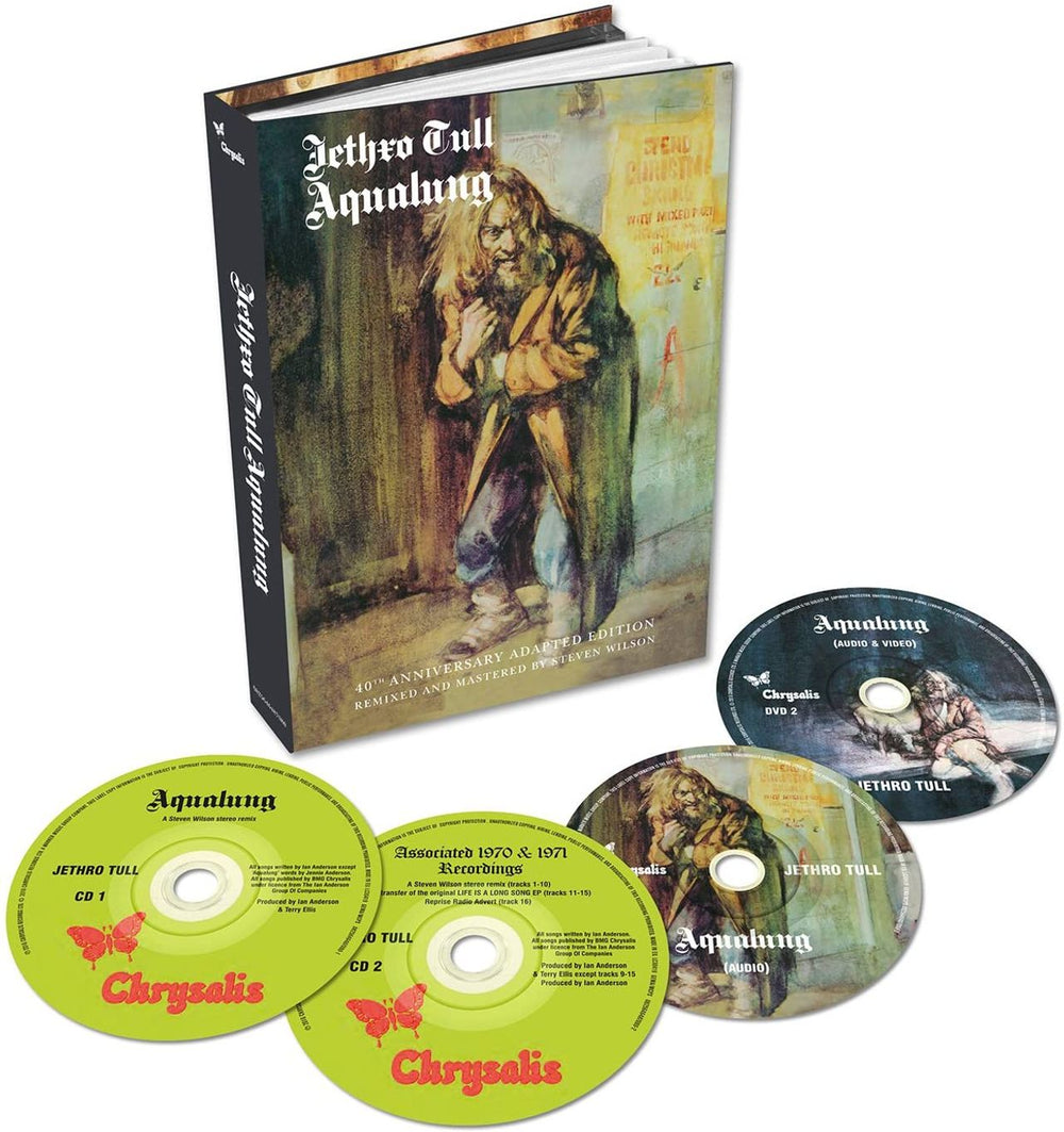 Jethro Tull Aqualung - 40th Anniversary Adapted Edition - Sealed UK 4-CD album set 0825646487080
