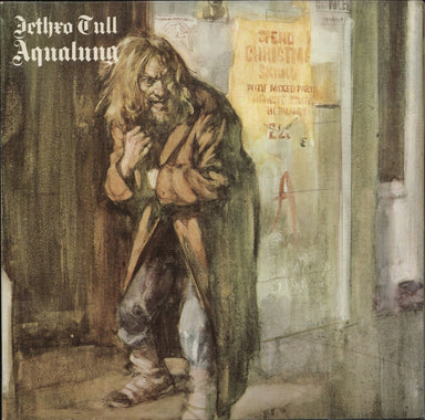 Jethro Tull Aqualung - blue label German vinyl LP album (LP record) 202659