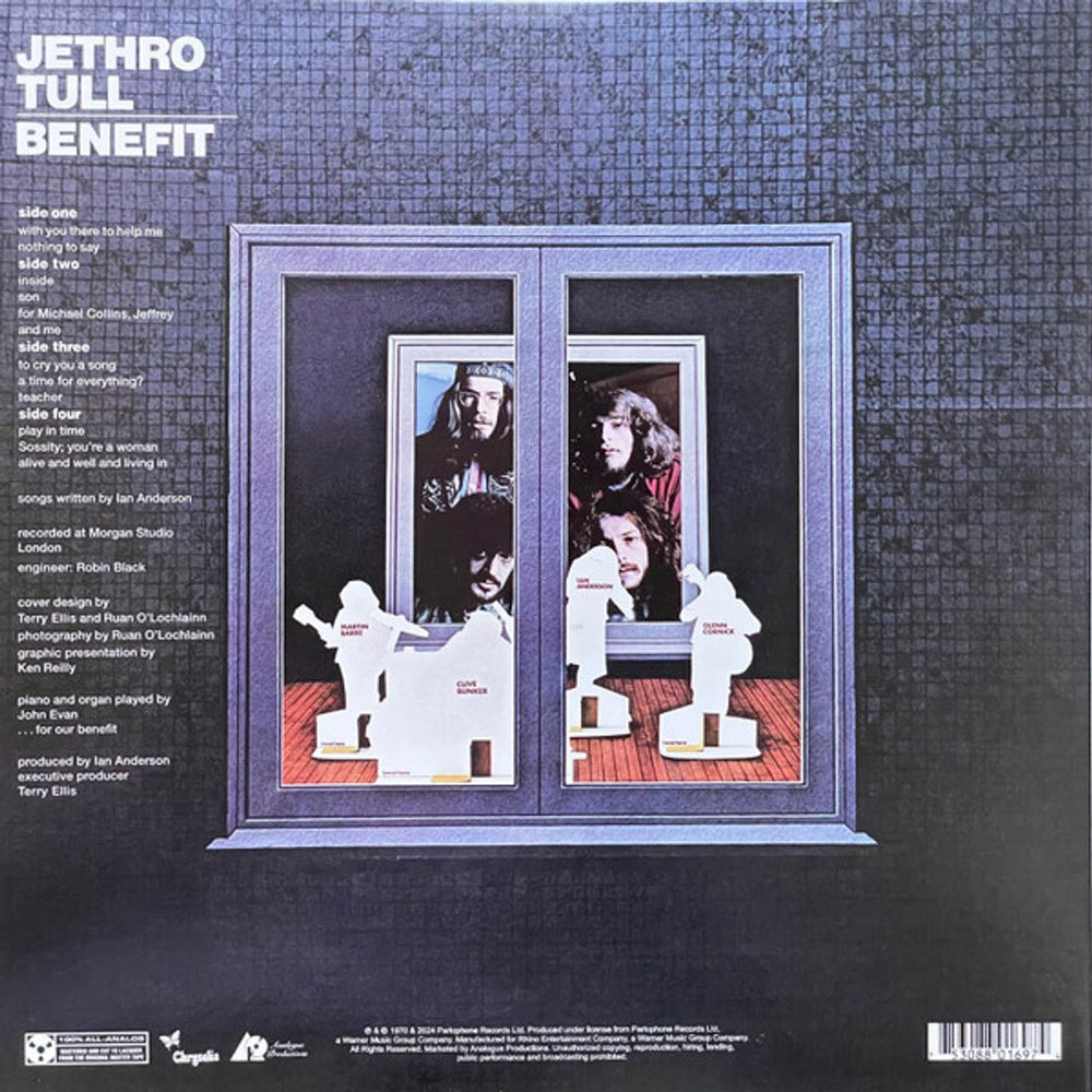Jethro Tull Benefit - Analogue Productions 180 Gram 45RPM - Sealed US 2-LP vinyl record set (Double LP Album) 753088016974