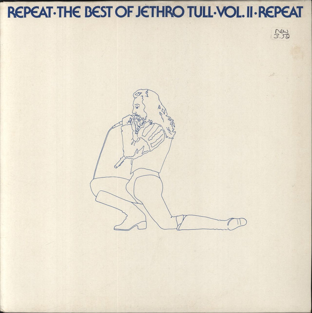 Jethro Tull Repeat - The Best Of Jethro Tull Vol. II - 2nd UK vinyl LP album (LP record) CHR1135