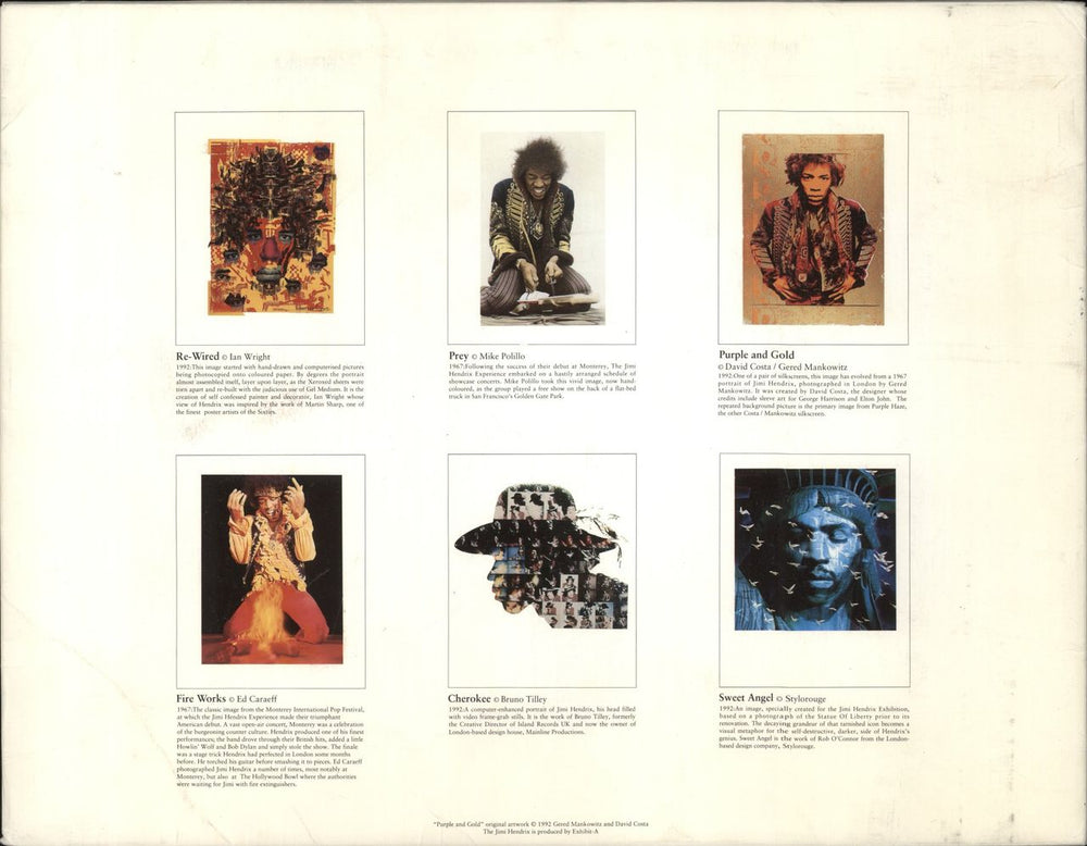 Jimi Hendrix The Jimi Hendrix Exhibition Portfolio US memorabilia HENMMTH287597