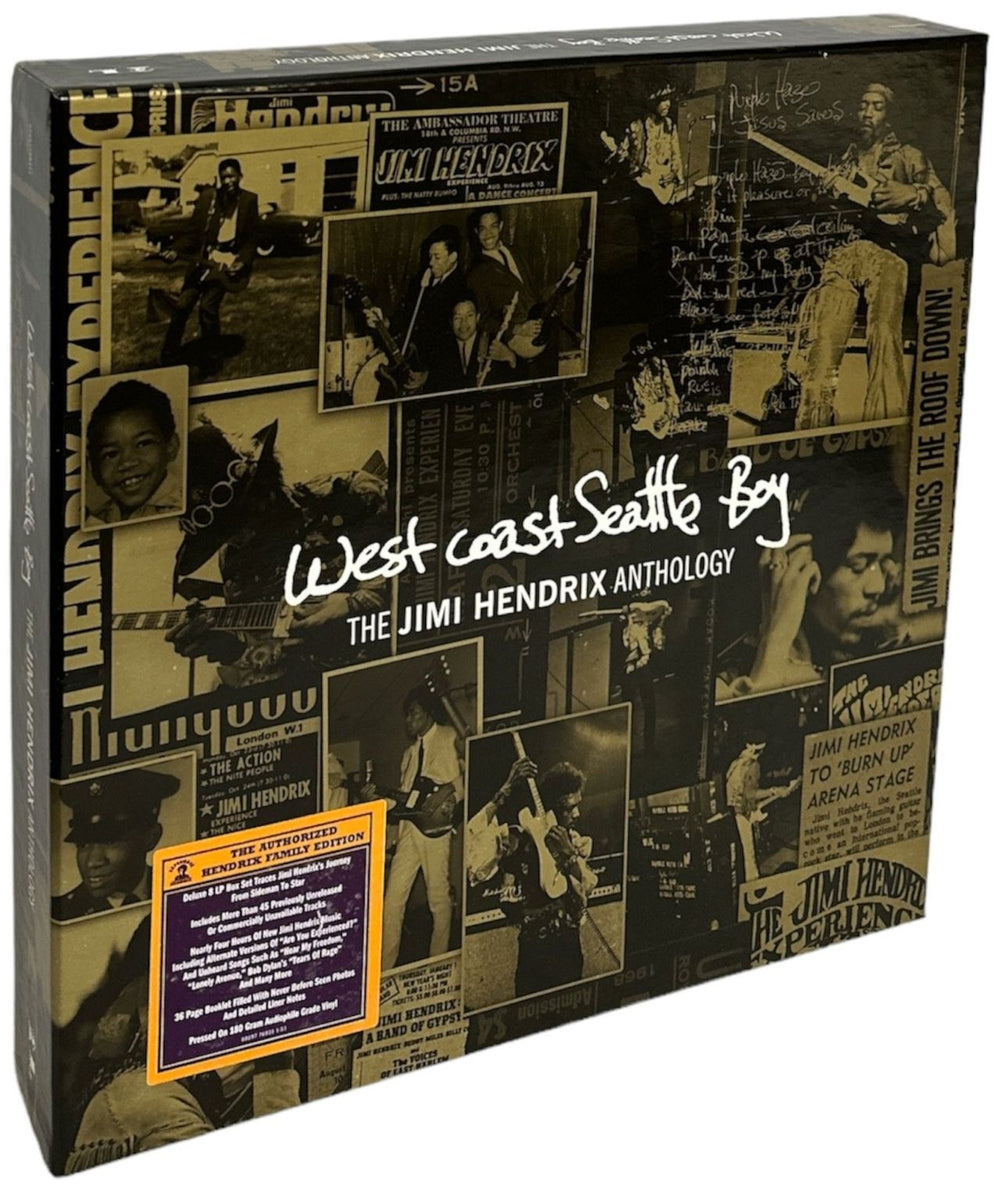 Jimi Hendrix West Coast Seattle Boy: The Jimi Hendrix Anthology US box set 88697769311-S1