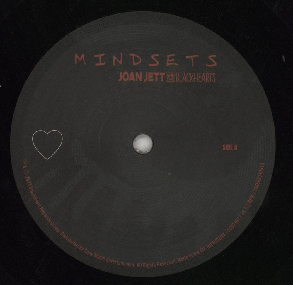 Joan Jett Mindsets - RSD Black Friday 2023 UK vinyl LP album (LP record) JETLPMI855996