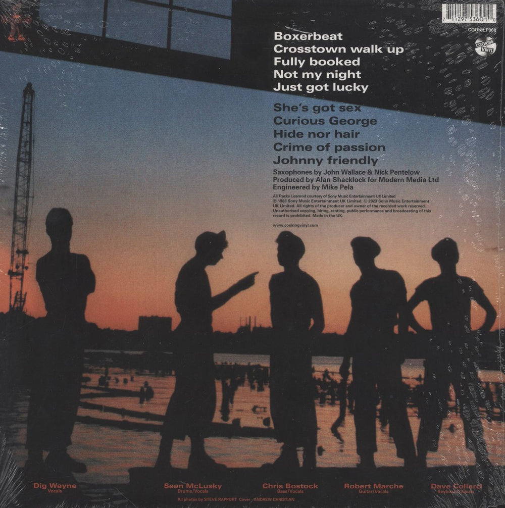 JoBoxers Like Gangbusters - RSD 2023 - Red Vinyl UK vinyl LP album (LP record) 711297536010