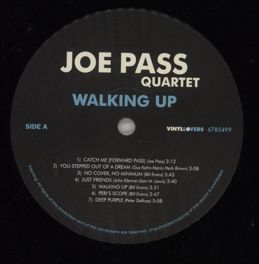 Joe Pass Walking Up - 180gram Vinyl UK vinyl LP album (LP record) JP5LPWA850934