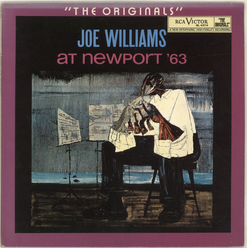 Joe Williams Joe Williams At Newport 63' Dutch vinyl LP album (LP record) NL-43114