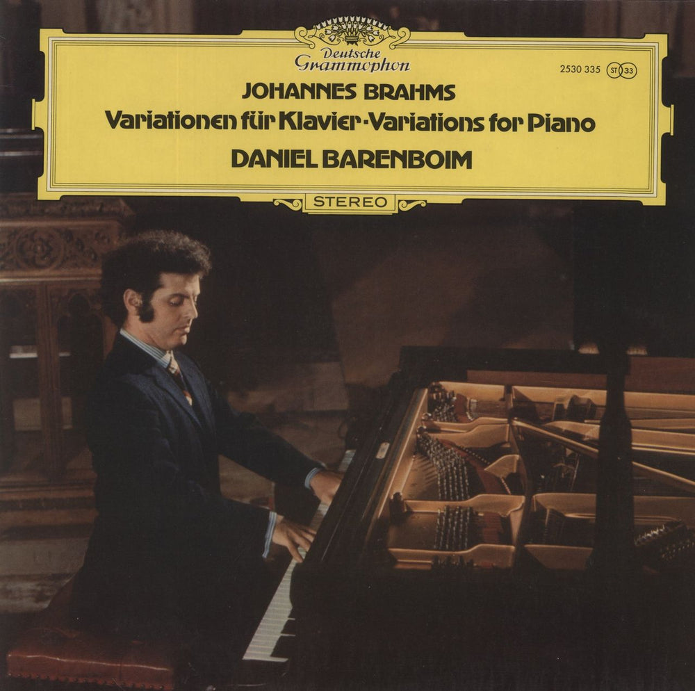 Johannes Brahms Brahms: Variationen Für Klavier • Variations For Piano UK vinyl LP album (LP record) 2530335