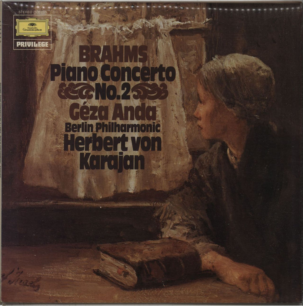 Johannes Brahms Piano Concerto No. 2 UK vinyl LP album (LP record) 2535263