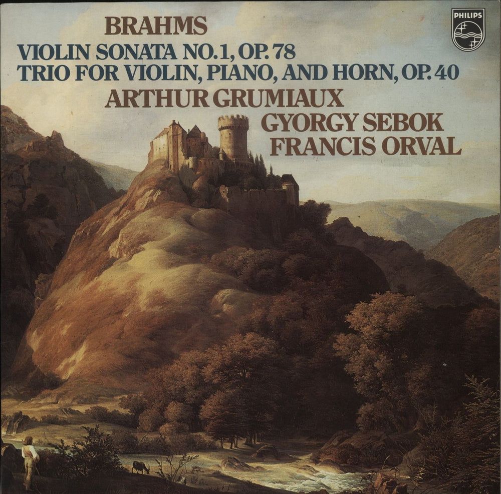 Johannes Brahms Violin Sonata No. 1 / Trio For Violin, Piano And Horn Dutch vinyl LP album (LP record) 9500161