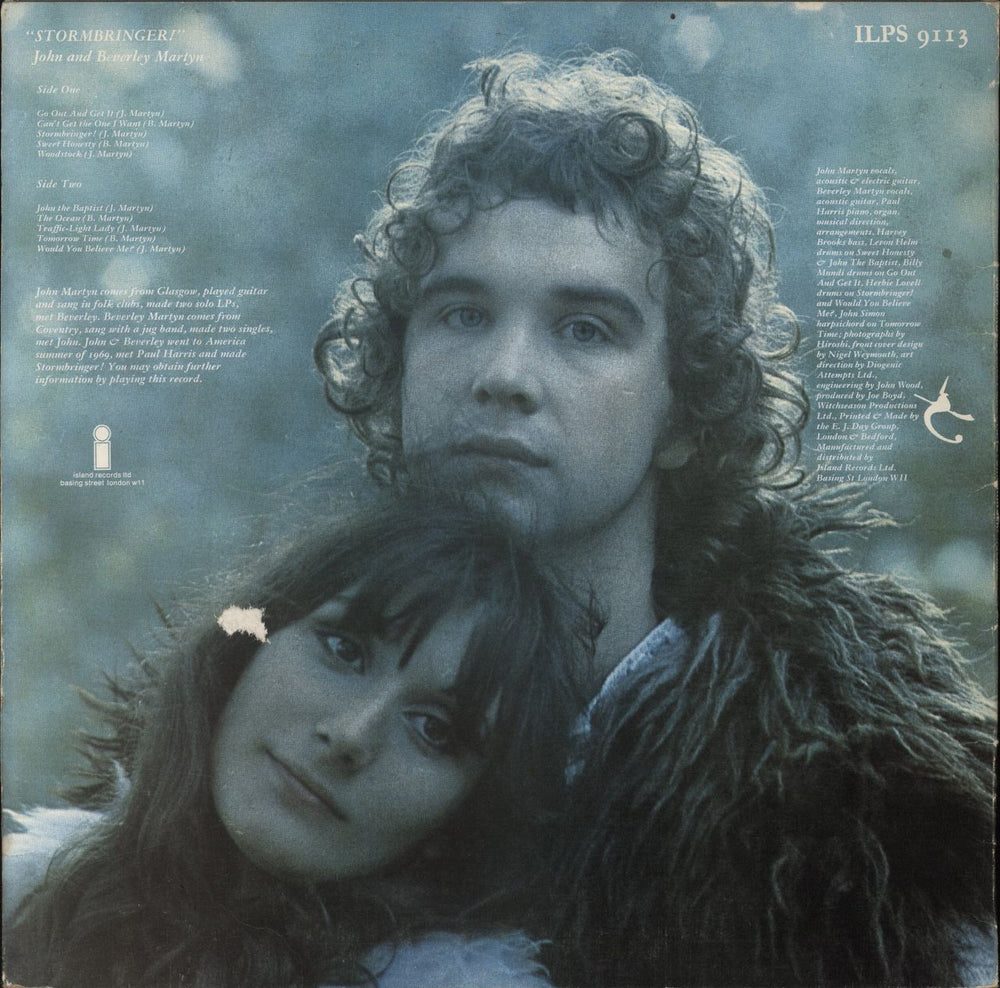 John & Beverley Martyn Stormbringer! - 1st - VG UK vinyl LP album (LP record)