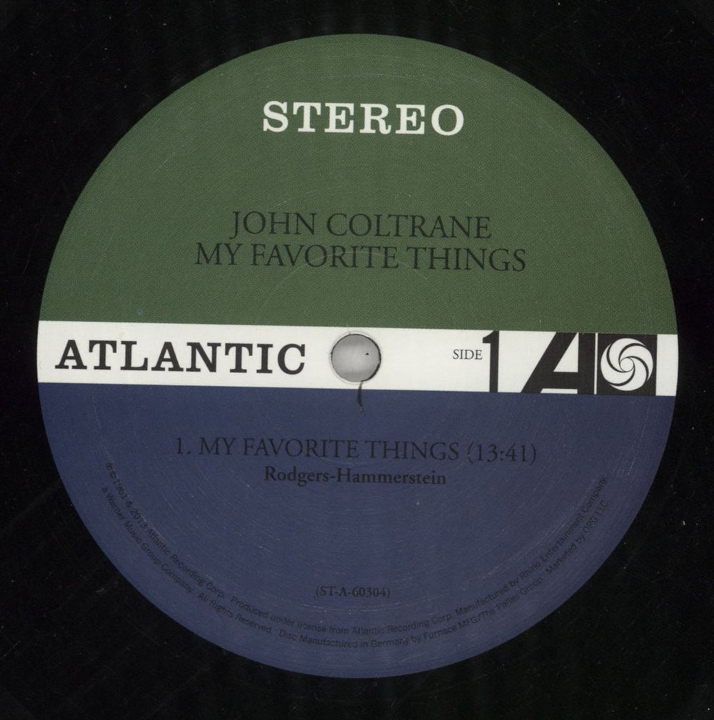 John Coltrane My Favorite Things - 180gm US 2-LP vinyl record set (Double LP Album) JCO2LMY692912