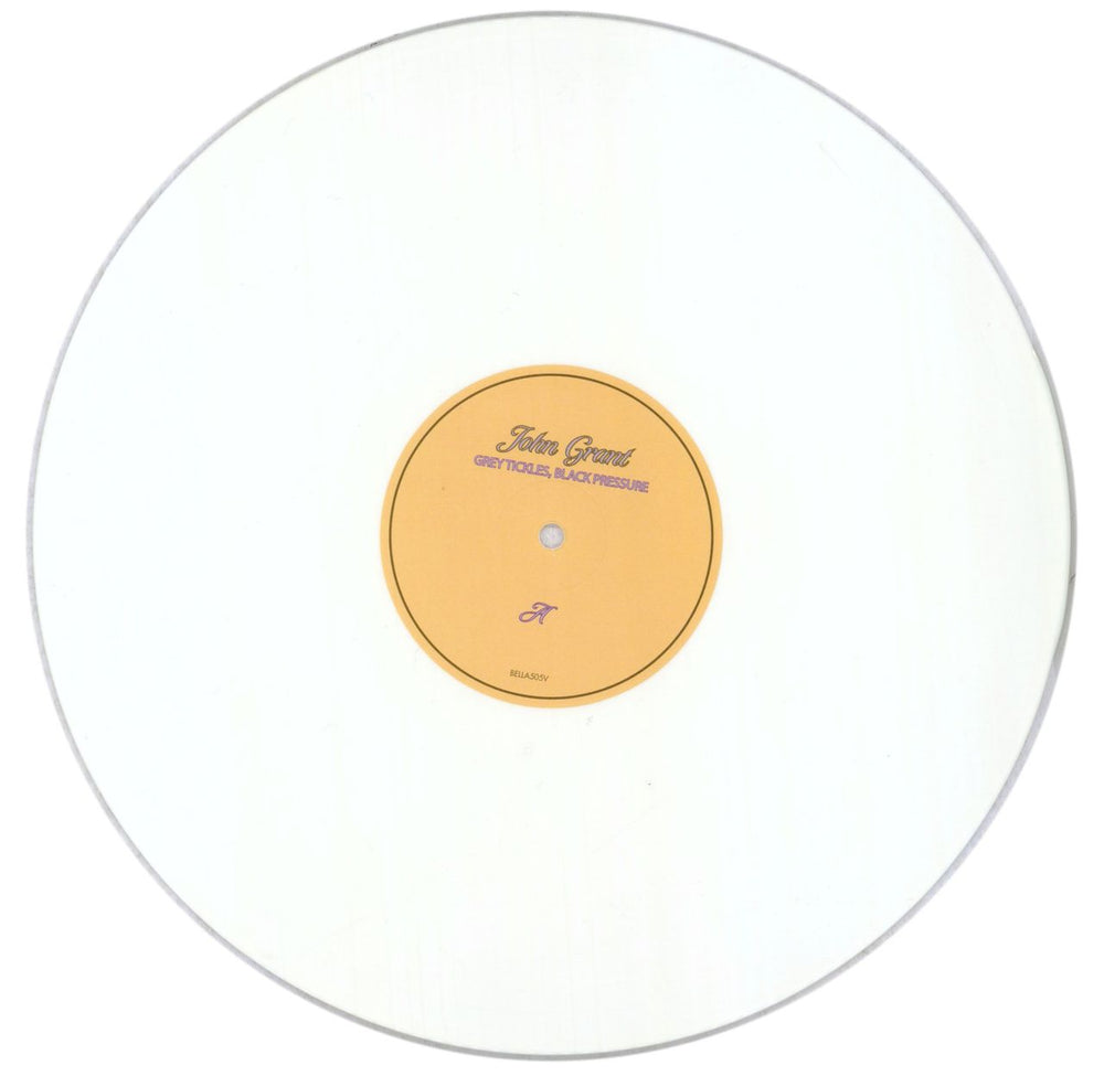 John Grant Grey Tickles, Black Pressure - White Vinyl UK 2-LP vinyl record set (Double LP Album) 5414939926723