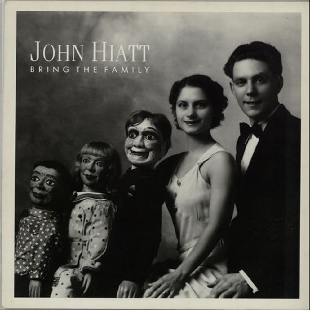 John Hiatt Bring The Family UK vinyl LP album (LP record) FIEND100