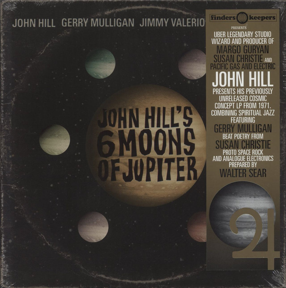 John Hill Six Moons Of Jupiter - Sealed UK vinyl LP album (LP record) FKR018LP