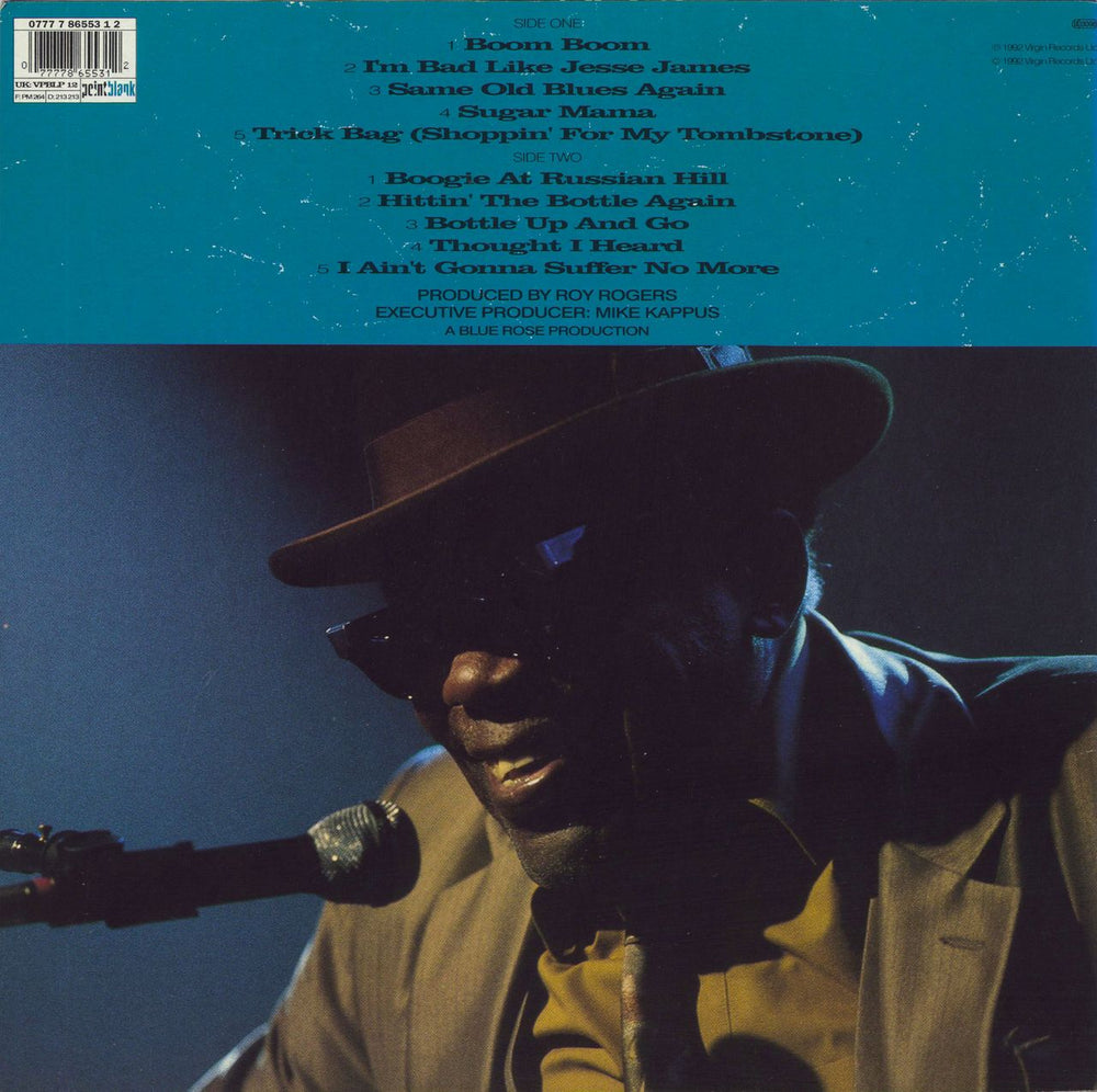 John Lee Hooker Boom Boom - EX UK vinyl LP album (LP record) 077778655312