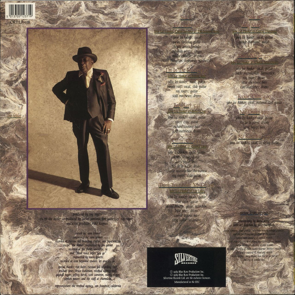 John Lee Hooker The Healer - EX UK vinyl LP album (LP record) 5013705123719