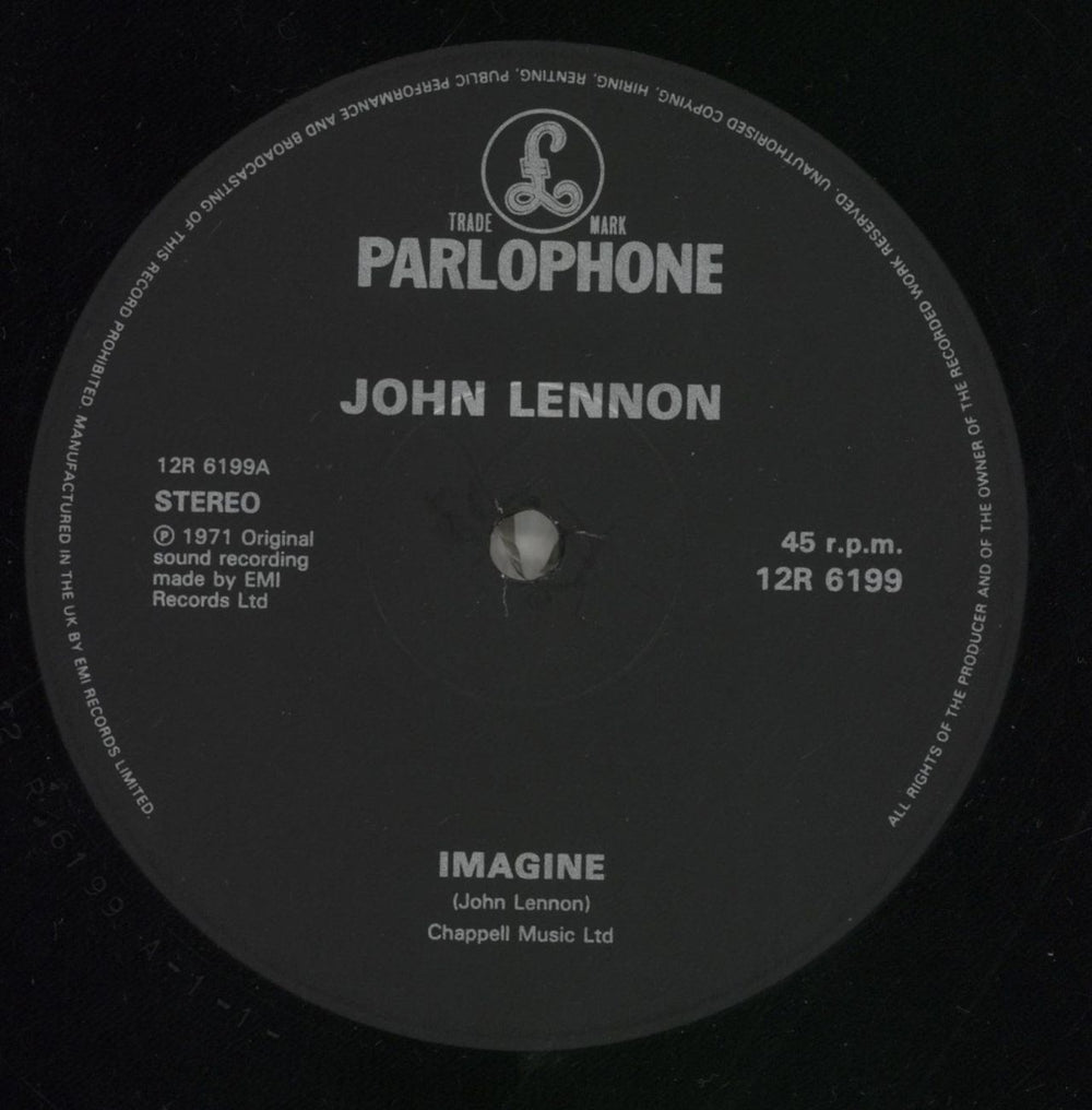 John Lennon Imagine - EX UK 12" vinyl single (12 inch record / Maxi-single) LEN12IM466332