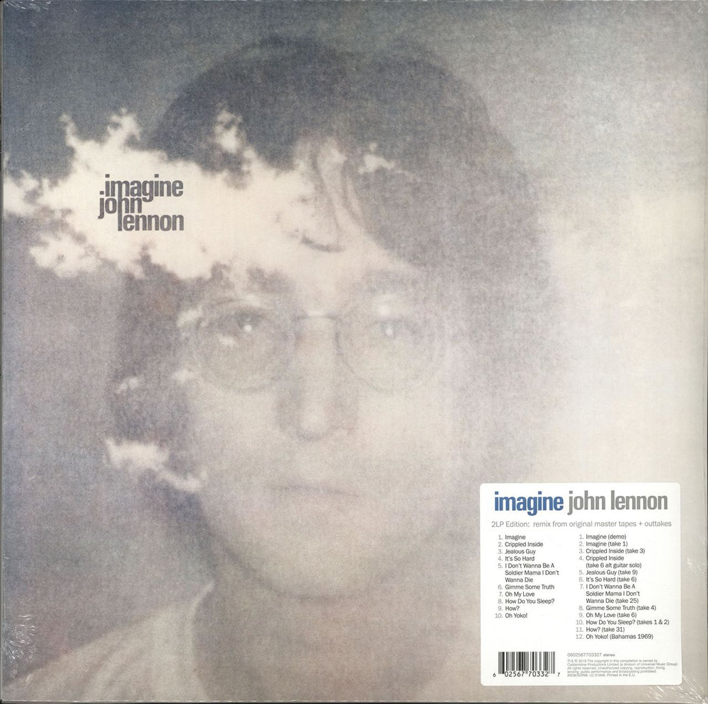 John Lennon Imagine: The Ultimate Collection - 180 gm UK 2-LP vinyl record set (Double LP Album) 602567703327