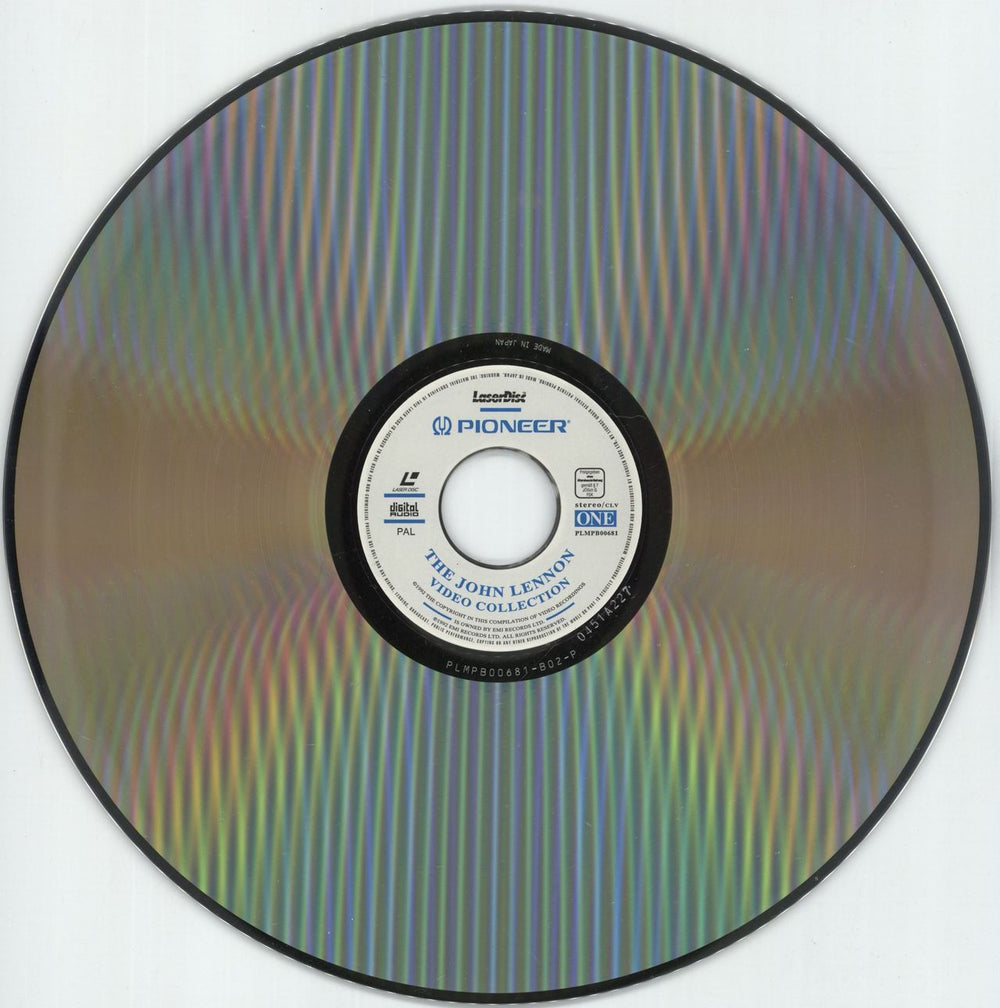 John Lennon The John Lennon Video Collection - Shrink German laserdisc / lazerdisc LENLZTH238800