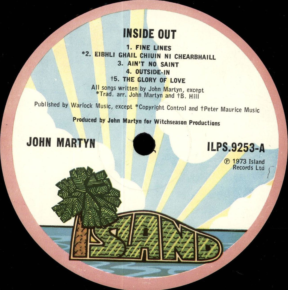 John Martyn Inside Out - 1st + Inner - EX UK vinyl LP album (LP record) JMYLPIN211440