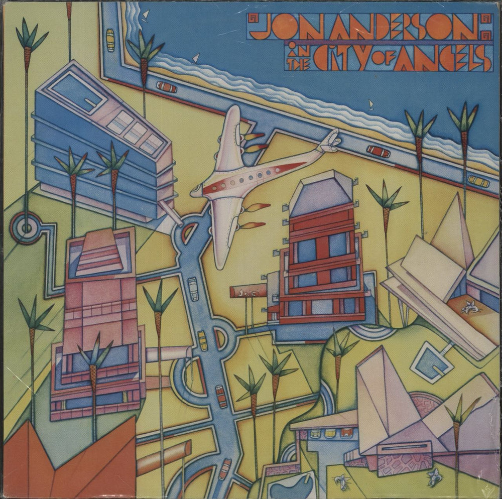 Jon Anderson In The City Of Angels - Shrink UK vinyl LP album (LP record) CBS4606931