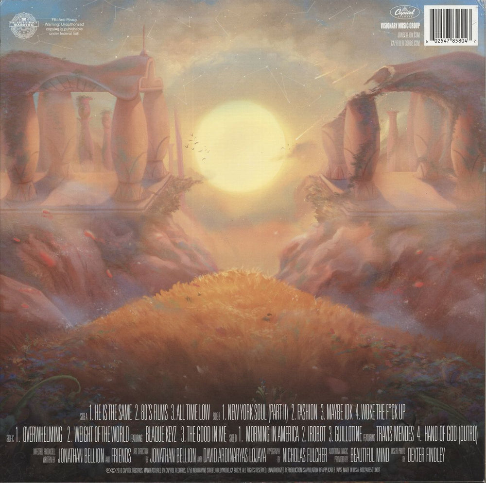 Jon Bellion The Human Condition - Clear Vinyl US 2-LP vinyl record set (Double LP Album) 602547858047