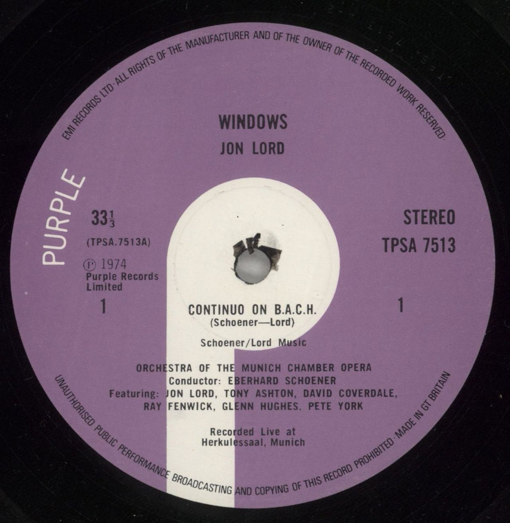 Jon Lord Windows - EX UK vinyl LP album (LP record) JLDLPWI129582