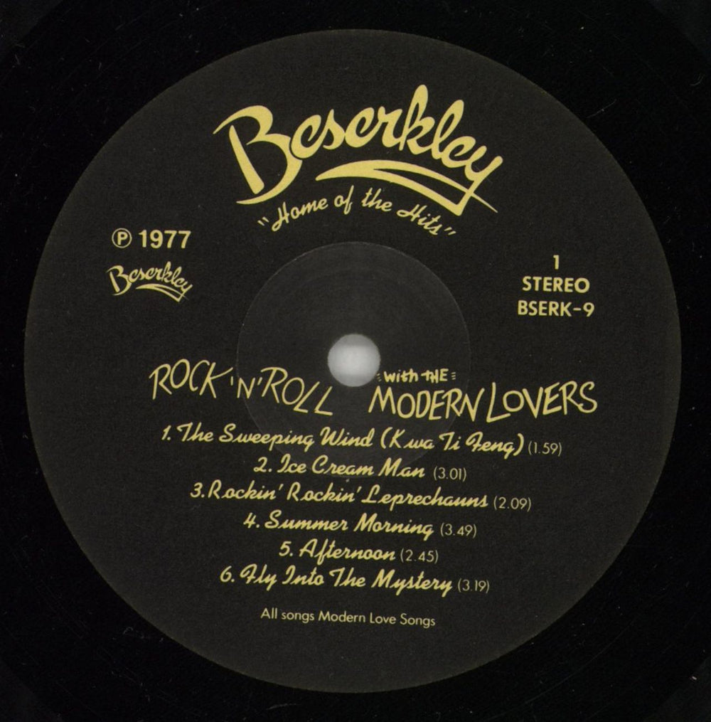 Jonathan Richman & The Modern Lovers Rock 'n' Roll With The Modern Lovers UK vinyl LP album (LP record) JHRLPRO440784