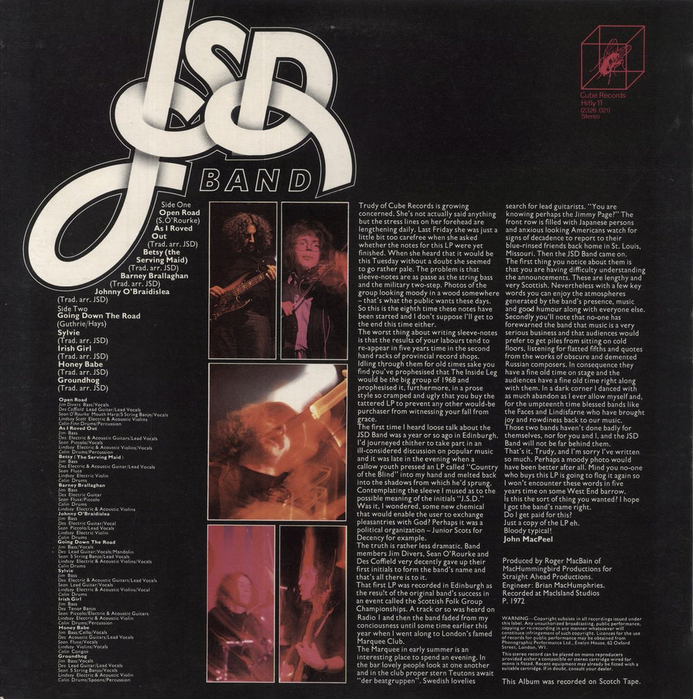 JSD Band JSD Band UK vinyl LP album (LP record)