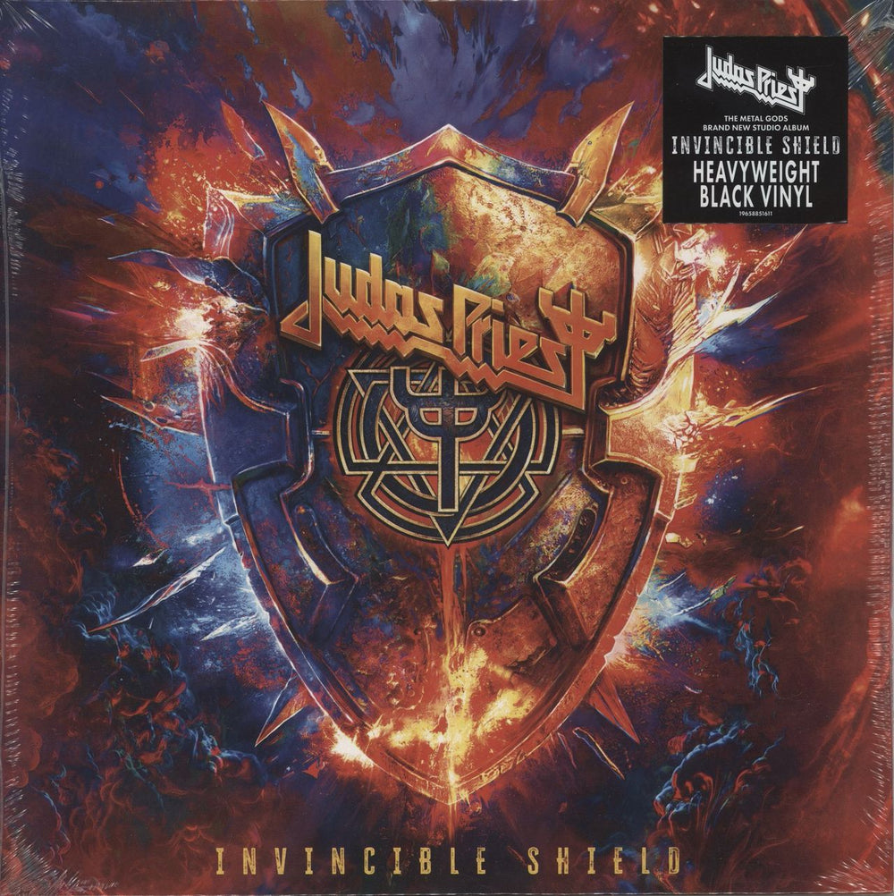 Judas Priest Invincible Shield - Sealed + Signed Insert UK 2-LP vinyl record set (Double LP Album) 19658851671