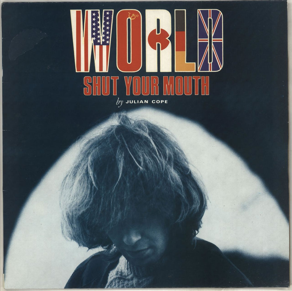 Julian Cope World Shut Your Mouth - EX UK vinyl LP album (LP record) MERL37