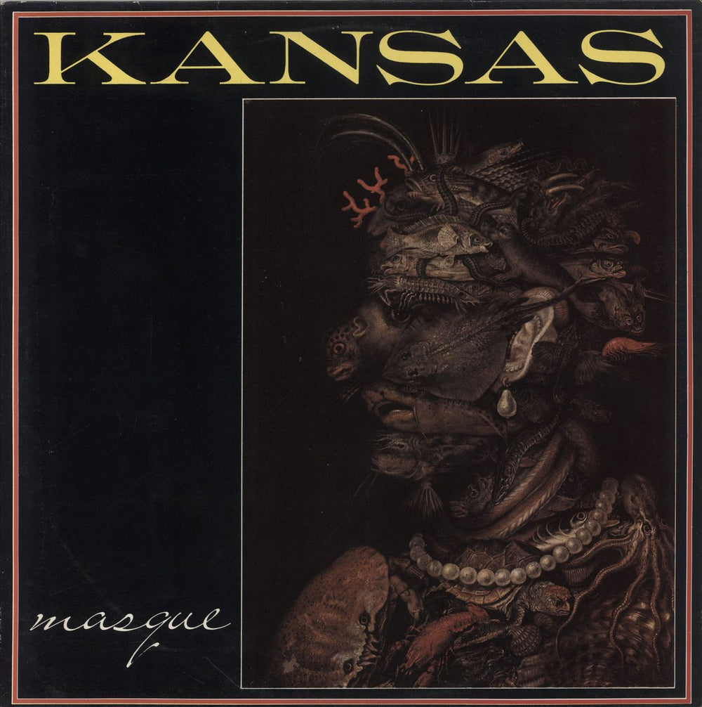 Kansas Masque Dutch vinyl LP album (LP record) KIR81180