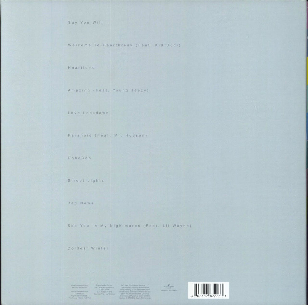 Kanye West 808s & Heartbreak - EX UK 2-LP vinyl record set (Double LP Album) 602517872813