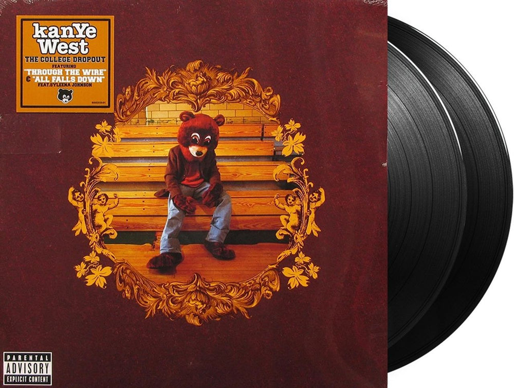 Kanye West The College Dropout - Brown Cover Artwork - Sealed US 2-LP vinyl record set (Double LP Album) 602498617410