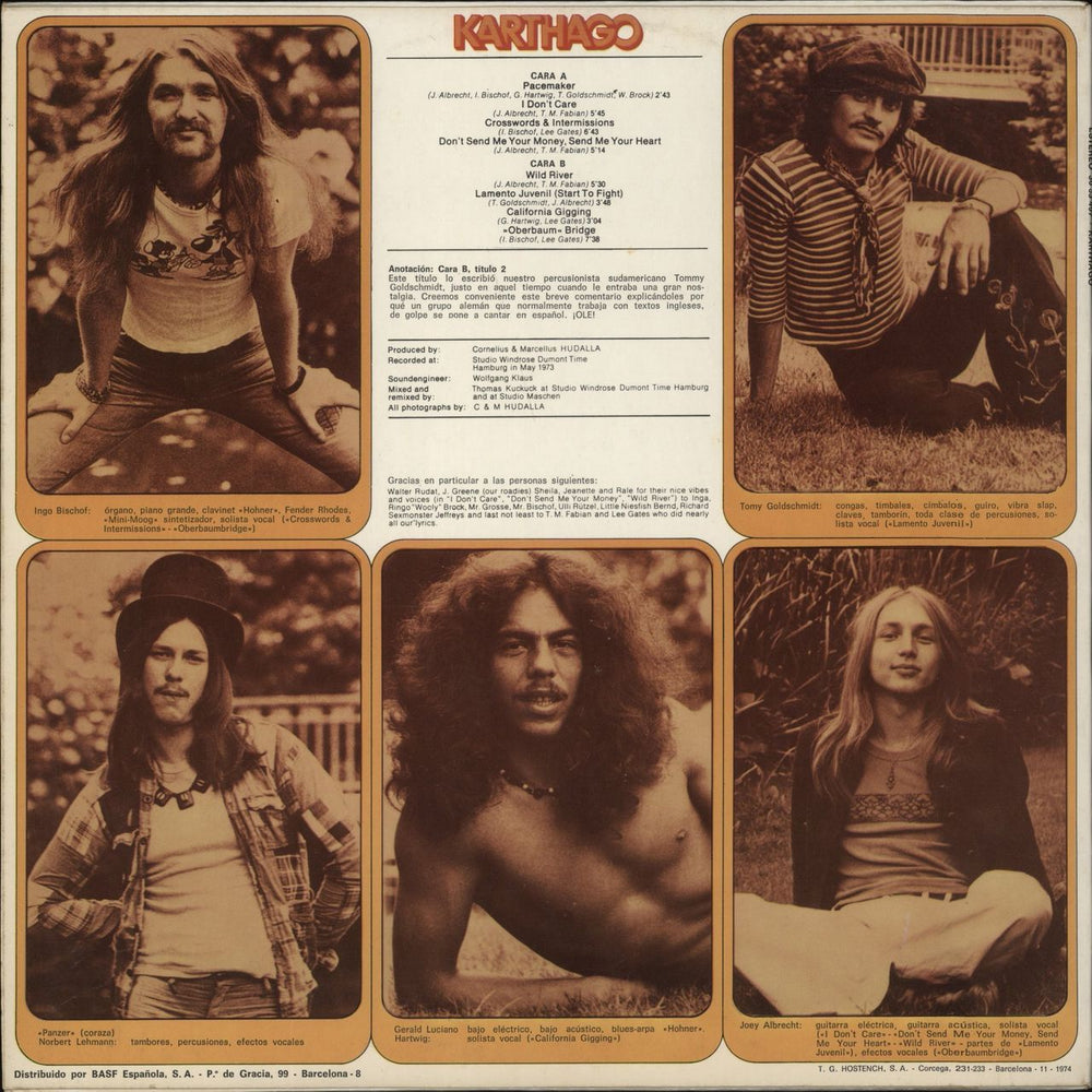 Karthago Second Step Spanish vinyl LP album (LP record)