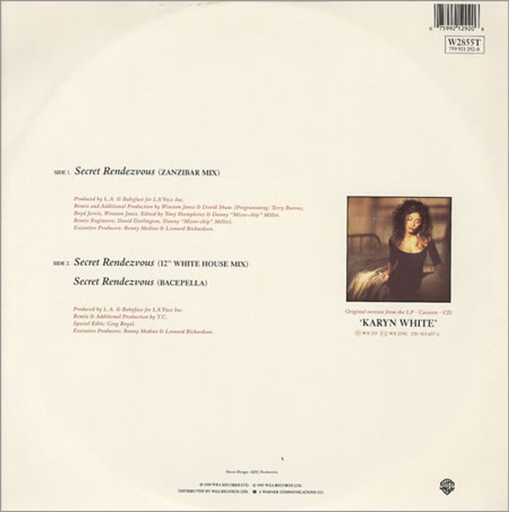Karyn White Secret Rendezvous The Remixes UK 12" vinyl single (12 inch record / Maxi-single) KYN12SE187196