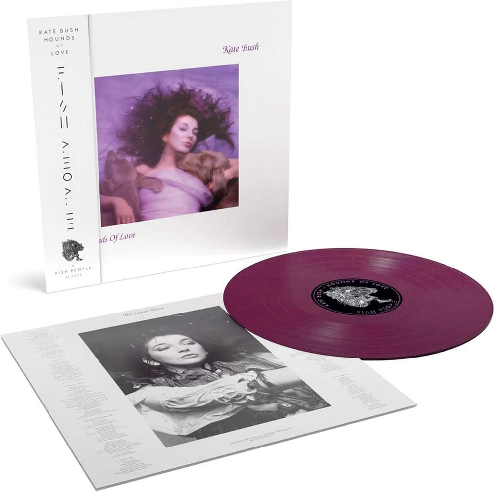 Kate Bush Hounds Of Love - Raspberry Beret Vinyl 180 Gram + Obi [dated 9/10/24] UK vinyl LP album (LP record) FP5LPX